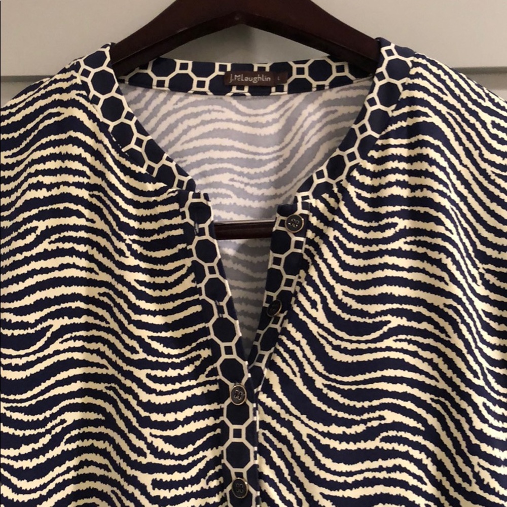 J.McLaughlin Pattern Top - Picture 2 of 5